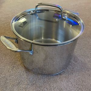 Cuisinart model# 76624G stock pot.  8 Quart stainless steel